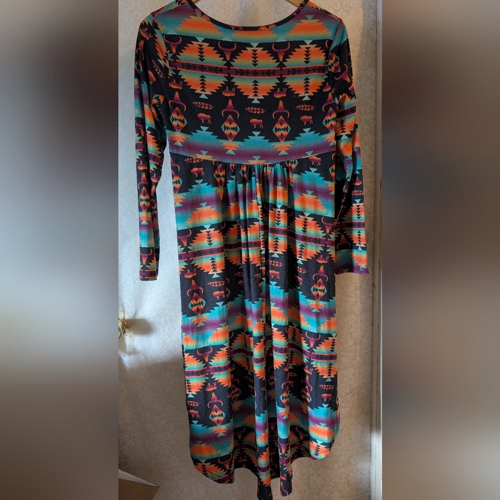 Crazy Train Southwestern Top Size Small - Picture 10 of 16